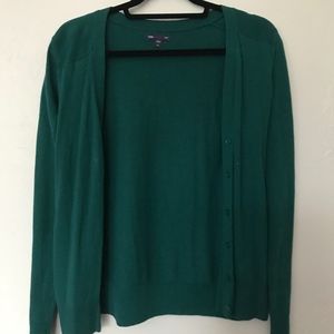 Gap Full Length Cardigan Dark Green